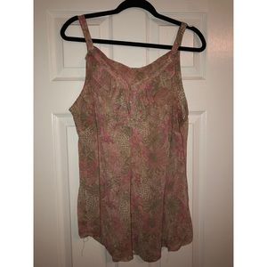 Women’s Plus Size Floral Tank